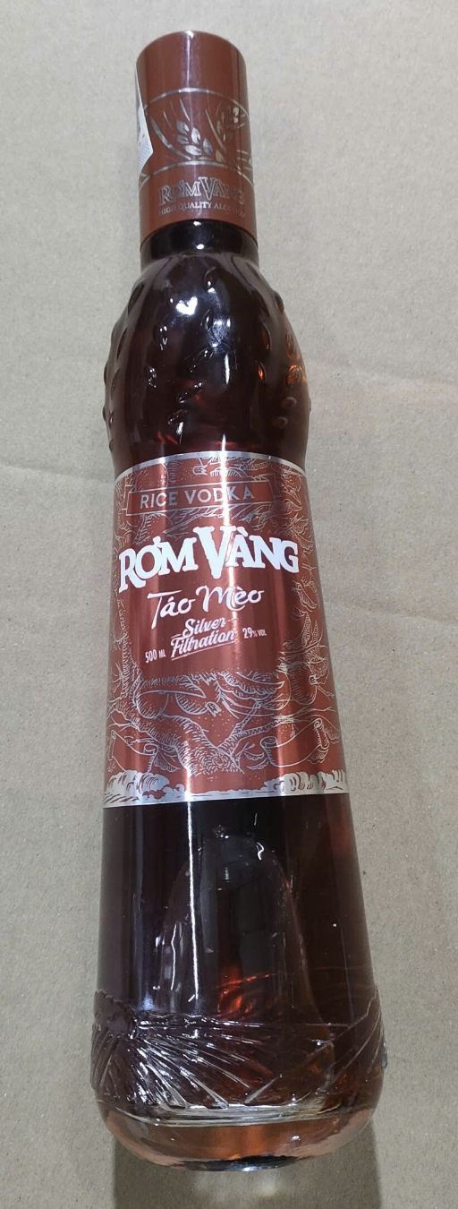 Rượu Táo Mèo Rơm Vàng 500ml ( 29% vol )